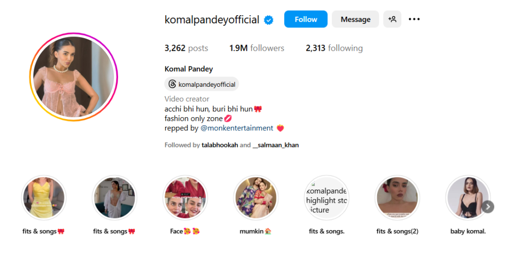 lifestyle influencer in india