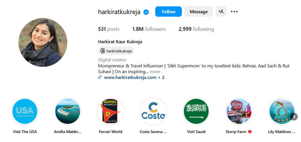 famous travel influencers india