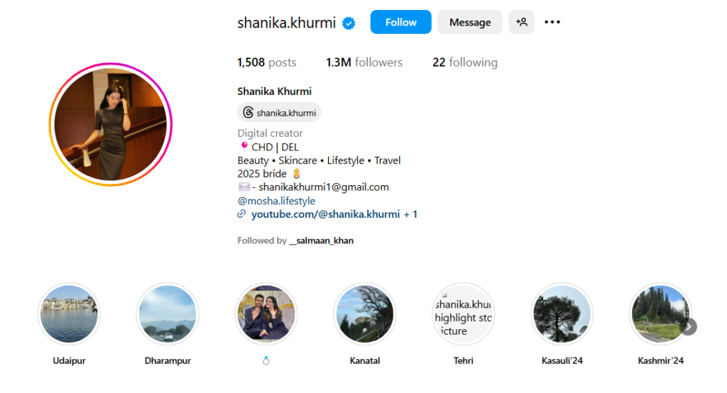 fashion influencer in india