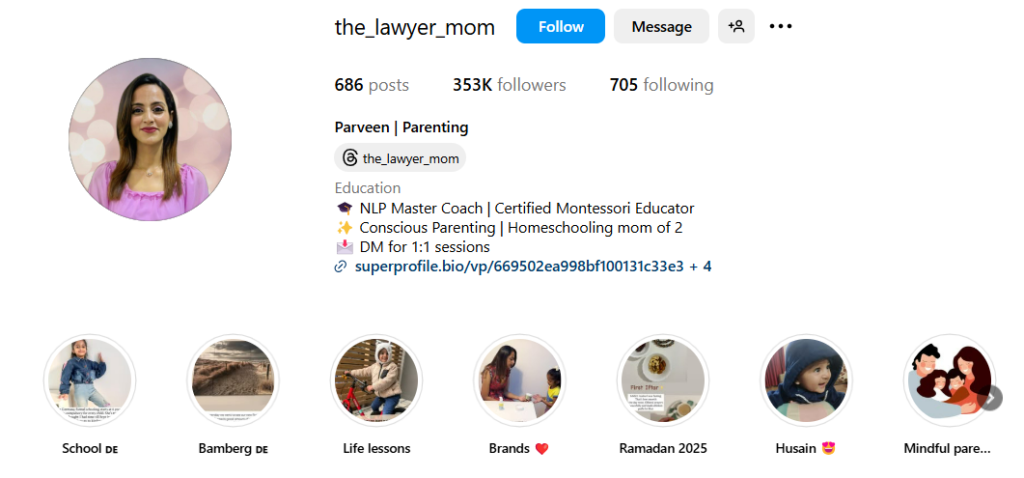 mom influencers instagram